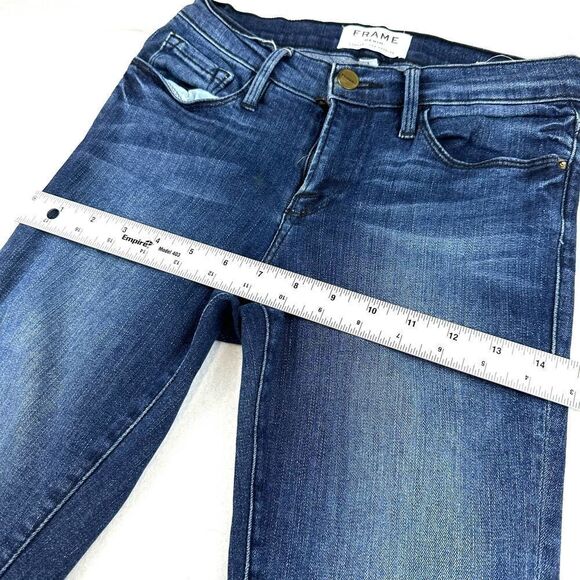 Frame Dark Blue Le Skinny de Jeanne Denim Jeans Women’s 26‎ - Picture 8 of 10